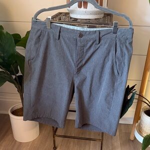 Free Fly Apparel Men's Charcoal Flat Front Shorts